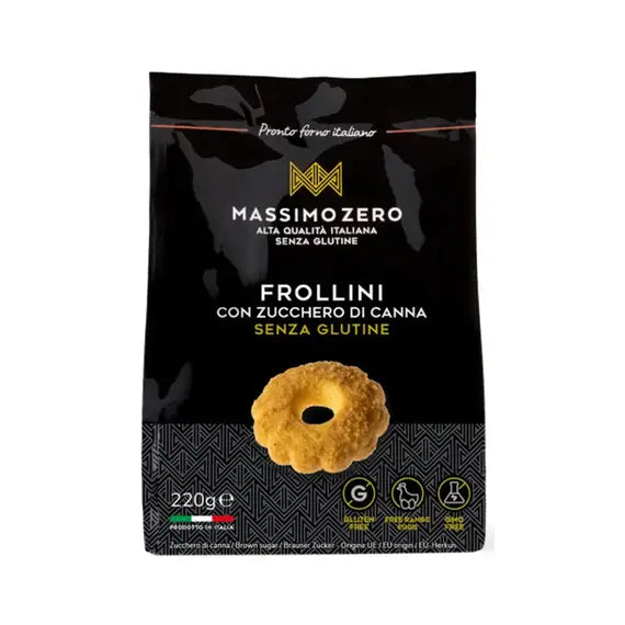 Massimo Zero Frollini Zucchero di Canna 220 Grammi | Acquista Online su Farmaclick