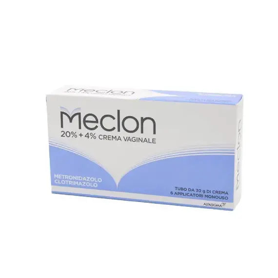 Meclon Crema Vaginale 20% + 4% 6 Applicatori Monodose 30 Grammi | Acquista Online su Farmaclick