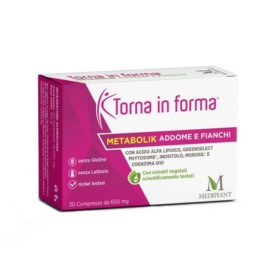 Mediplant Torna in Forma Metabolik Addome e Fianchi 30 Capsule | Acquista Online su Farmaclick
