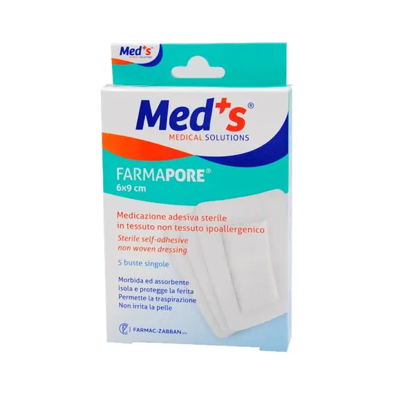 Med's Farmapore Medicazione Adesiva Sterile Ipoallergenica 6cm X 9cm | Acquista Online su Farmaclick