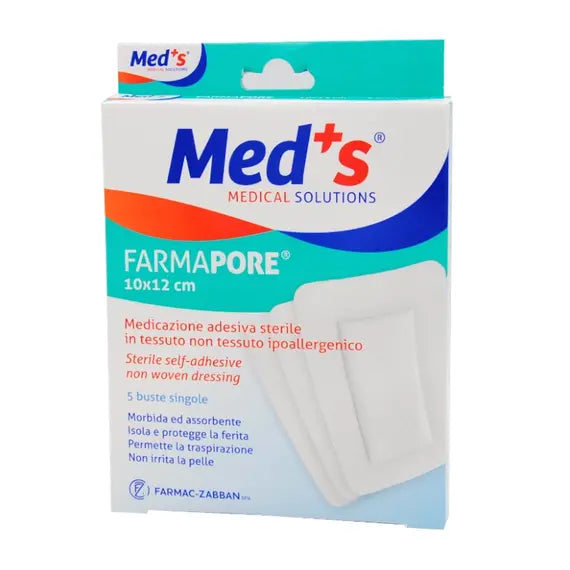 Med's Farmapore Medicazione Adesiva Sterile Ipoallergenica 10cm X 12cm | Acquista Online su Farmaclick