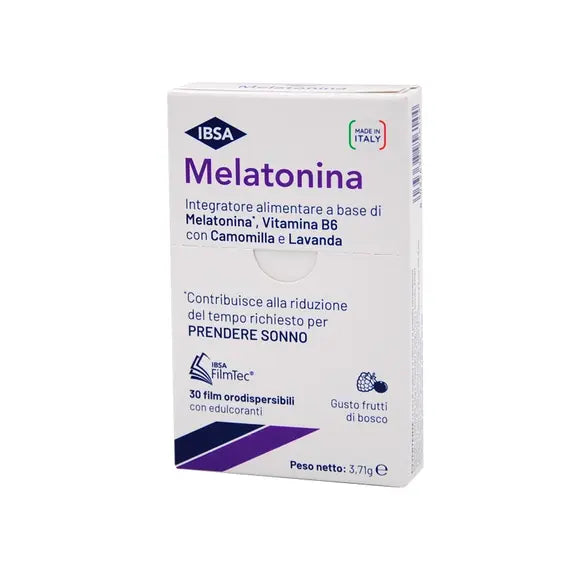Ibsa Melatonina Integratore Alimentare 30 Film Orodispersibili 3,71g | Acquista Online su Farmaclick
