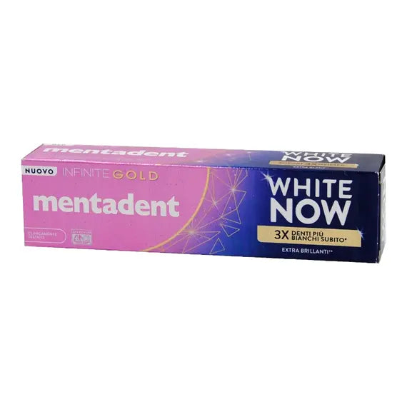 Mentadent White Now 3x Infinite Gold 75 Ml | Acquista Online su Farmaclick