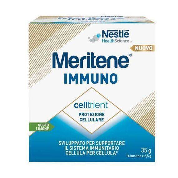 Meritene Immuno Celltrient Integratore per le Difese Immunitarie Gusto Limone 14 Bustine | Acquista Online su Farmaclick