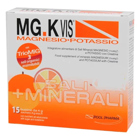 Mgk Vis Magnesio Potassio Zero Zuccheri Orange 15 Bustine | Acquista Online su Farmaclick