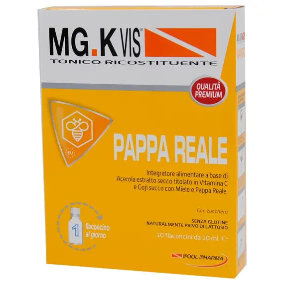 Mgk Vis Tonico Ricostituente Pappa Reale 10 Flaconcini | Acquista Online su Farmaclick
