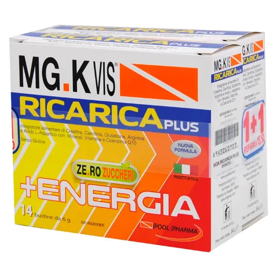 Mgk Vis Ricarica Plus 14 Bustine + 14 Bustine | Acquista Online su Farmaclick