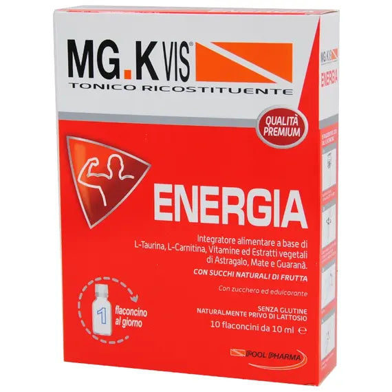 Mgk Vis Tonico Ricostituente Energia 10 Flaconcini da 10 Ml | Acquista Online su Farmaclick