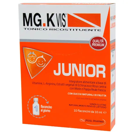 Mgk Vis Tonico Ricostituente Junior 10 Flaconcini | Acquista Online su Farmaclick