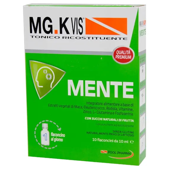 Mgk Vis Tonico Ricostituente Mente 10 Flaconcini | Acquista Online su Farmaclick