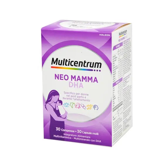 Multicentrum Neo Mamma Dha 30 Compresse + 30 Capsule Molli | Acquista Online su Farmaclick
