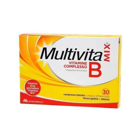 Multivitamix Integratore di Vitamine Complesso B 30 Compresse Bistrato | Acquista Online su Farmaclick