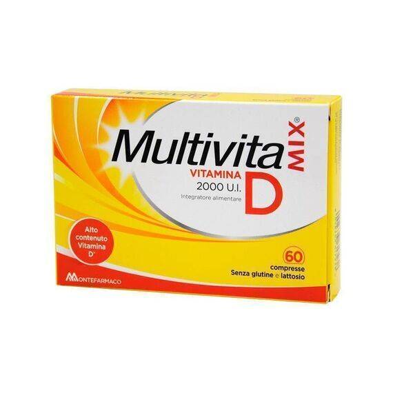 Multivitamix Integratore di Vitamina D 2000 U.i. 60 Compresse | Acquista Online su Farmaclick