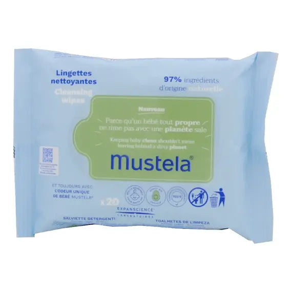Mustela Salviette Detergenti Formato Viaggio 20 Pezzi | Acquista Online su Farmaclick