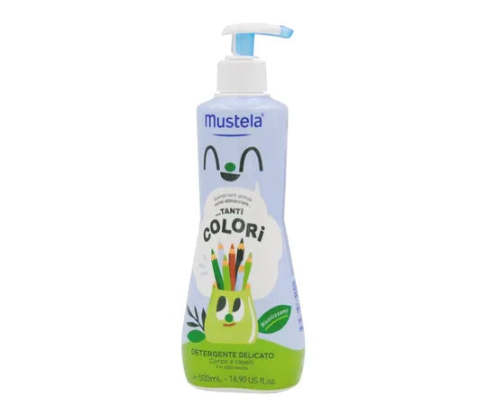 Mustela Detergente Delicato Corpo Capelli Edizione Limitata Colori 500 Ml