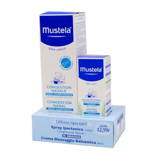 Mustela Igiene Nasale Spray Ipertonico + Crema Balsamo 150ml | Acquista Online su Farmaclick