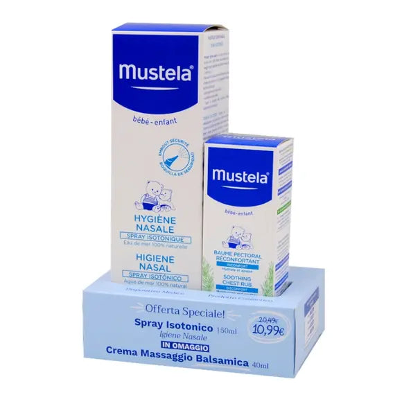 Mustela Igiene Nasale Spray Isotonico 150ml + Crema Balsamo | Acquista Online su Farmaclick
