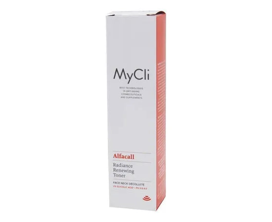 Mycli Alfacall Erneuerndes, aufhellendes Gesicht-, Hals- und Dekolleté-Tonikum 200 ml