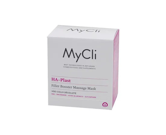 Mycli Ha Plast Filler Booster Massage Mask Viso Collo E Decollete 8 Bustine