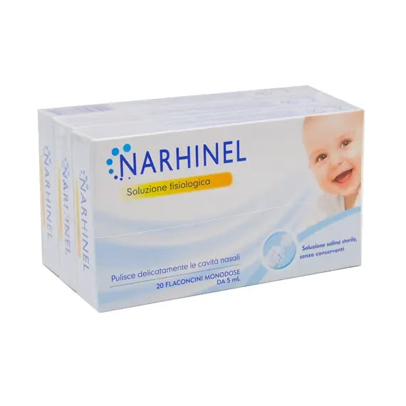 Narhinel Soluzione Fisiologica Offerta Speciale 3 Pack X 20 Flaconcini da 5 Ml | Acquista Online su Farmaclick