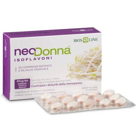 Bios Line Neodonna Isoflavoni Integratore per la Menopausa 60 Compresse | Acquista Online su Farmaclick