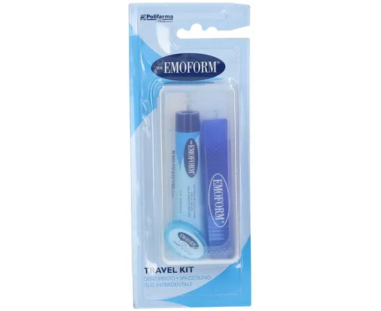 Neoemoform Reiseset Zahnpasta 20 ml Zahnbürste Zahnseide 15 m
