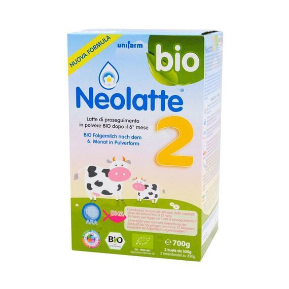 Neolatte Dha 2 Bio Latte in Polvere 2 Buste da 350 G | Acquista Online su Farmaclick