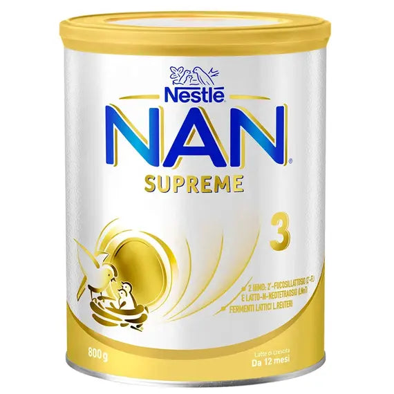 Nestlã¨ Nan Supreme 3 Latte di Proseguimento Dai 12 Mesi 800g | Acquista Online su Farmaclick