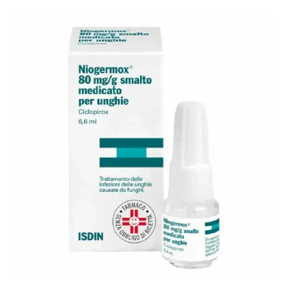 Niogermox 80 Mg/g Smalto Medicato per Unghie 6,6 Ml | Acquista Online su Farmaclick