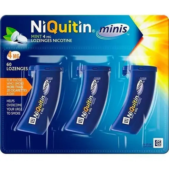 Niquitin 4 Mg 60 Pastiglie Mini | Acquista Online su Farmaclick