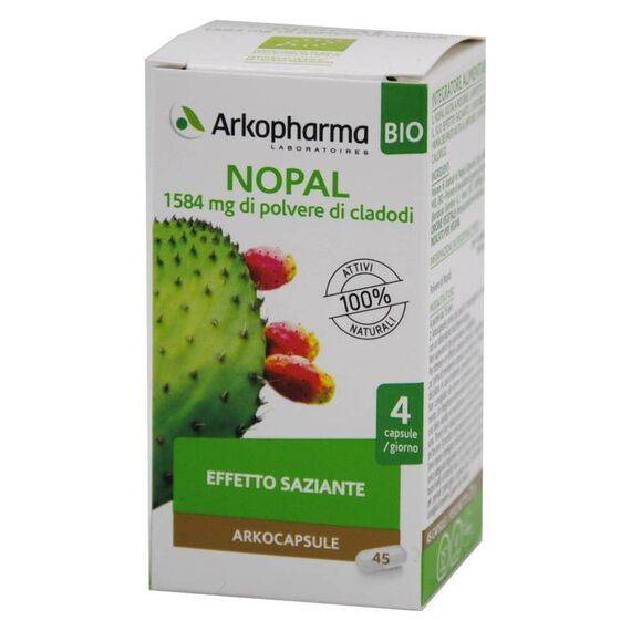 Arkopharma Nopal Bio Integratore con Effetto Saziante 45 Arkocapsule | Acquista Online su Farmaclick
