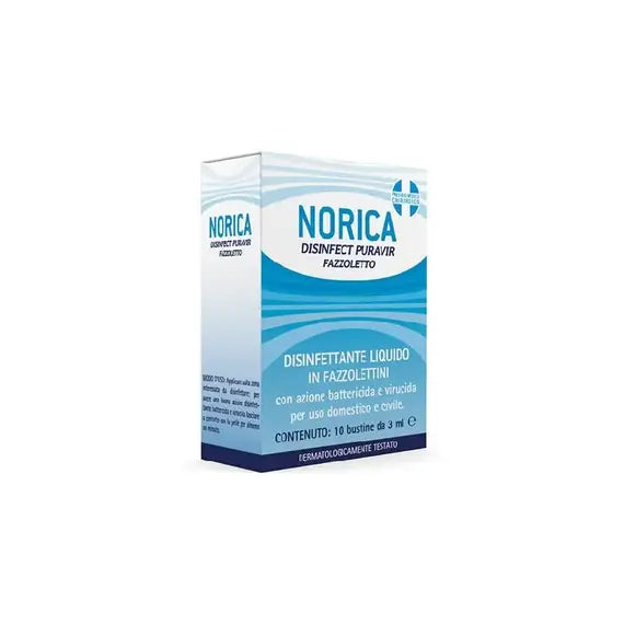 Norica Disinfect Puravir Fazzoletto 10x3ml | Acquista Online su Farmaclick