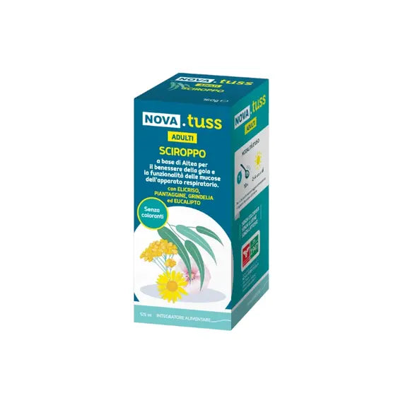 Nova Tuss Adulti Sciroppo Integratore Alimentare per il Benessere della Gola 125 Ml | Acquista Online su Farmaclick