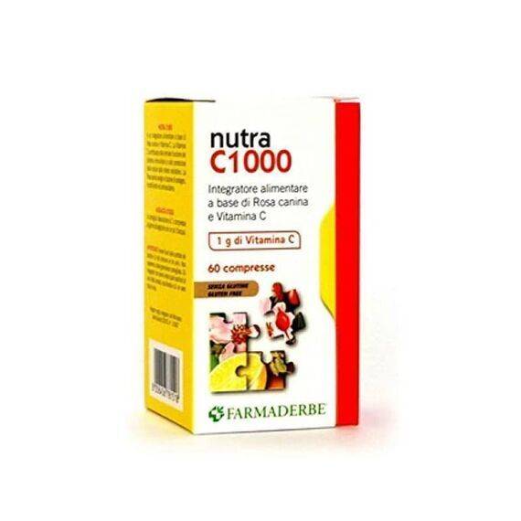 Nutra C 1000 Integratore Alimentare per le Difese Immunitarie 60 Compresse | Acquista Online su Farmaclick