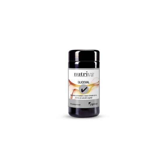 Nutriva Gliceval Integratore Alimentare 30 Compresse | Acquista Online su Farmaclick