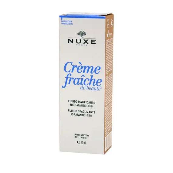 Nuxe Creme Fraiche De Beaute Fluido Opacizzante Idratante Pelli Miste 50 Ml | Acquista Online su Farmaclick