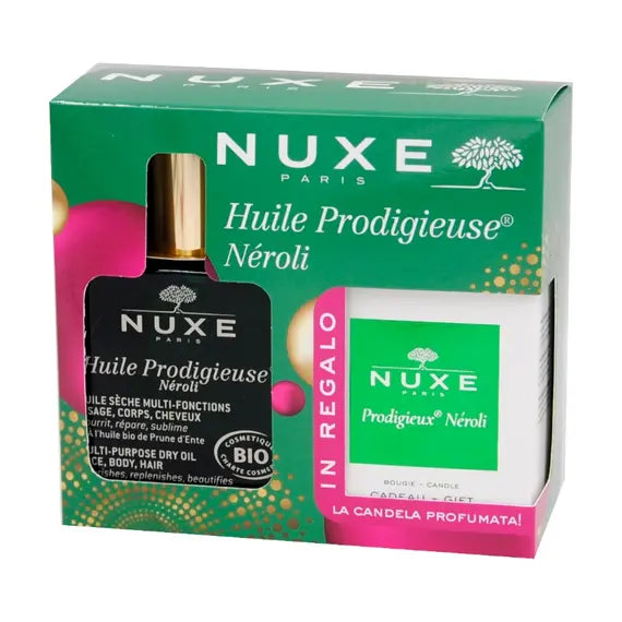 Nuxe Cofanetto Huile Prodigieuse Neroli Olio Multifunzione + Candela Profumata | Acquista Online su Farmaclick
