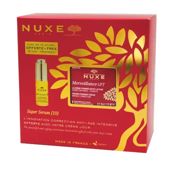 Nuxe Cofanetto Offerta 10 Giorni di Trattamento Super Serum 10 5ml + Crema Giorno Effetto Lifting Merveillance Lift 50 Ml | Acquista Online su Farmaclick