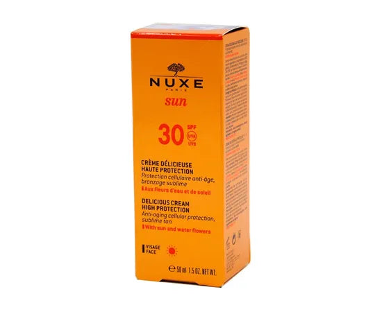Nuxe Sun Crema Deliziosa Viso Alta Protezione Spf30 50Ml