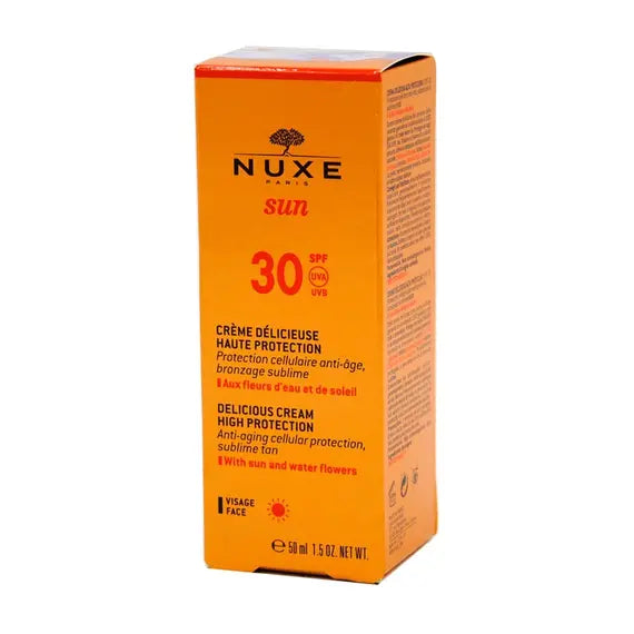 Nuxe Sun Crema Deliziosa Viso Alta Protezione Spf30 50ml | Acquista Online su Farmaclick
