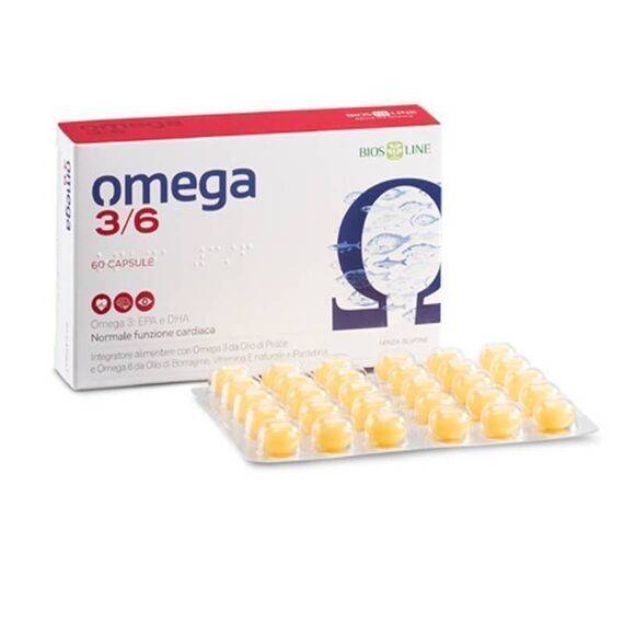 Bios Line Omega 3- 6 per la Normale Funzione Cardiaca 60 Capsule | Acquista Online su Farmaclick