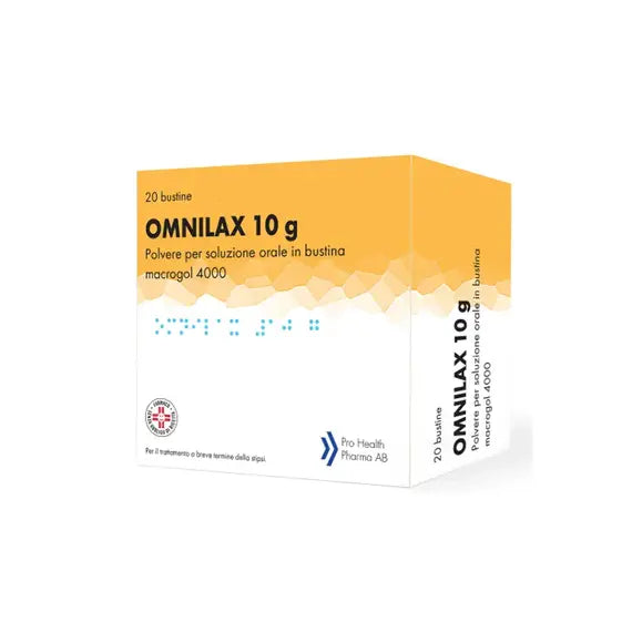 Omnilax Polvere per Soluzione Orale 20 Bustine 10 Grammi | Acquista Online su Farmaclick