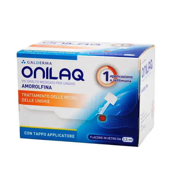 Onilaq Smalto Medicato per Unghie a Base di Amorolfina 5% 2,5ml | Acquista Online su Farmaclick