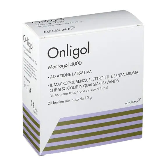 Onligol Macrogol 4000 20 Bustine 10 G Senza Zucchero | Acquista Online su Farmaclick
