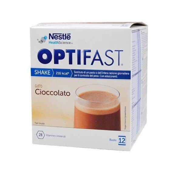 Nestlã¨ Optifast Shake Pasto Sostitutivo Completo Gusto Cioccolato 12 Porzioni | Acquista Online su Farmaclick