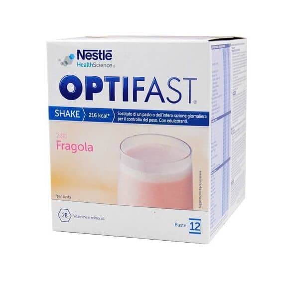 Nestlã¨ Optifast Shake Pasto Sostitutivo Completo Gusto Fragola 12 Porzioni | Acquista Online su Farmaclick