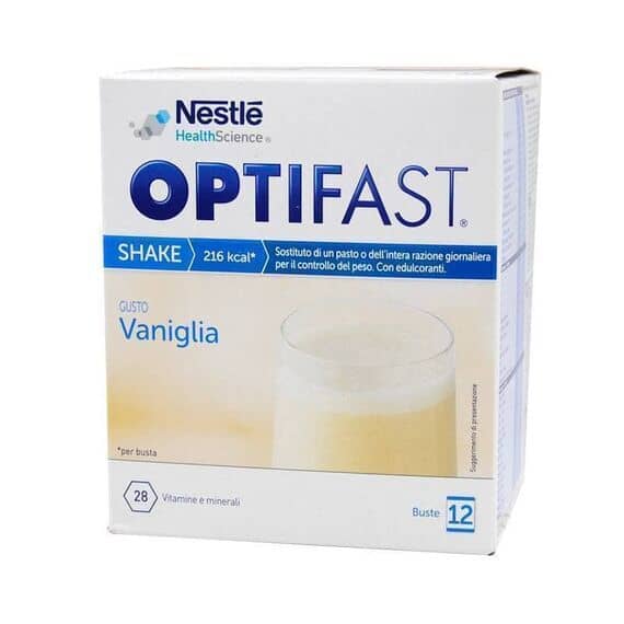 Nestlã¨ Optifast Shake Pasto Sostitutivo Completo Gusto Vaniglia 12 Porzioni | Acquista Online su Farmaclick