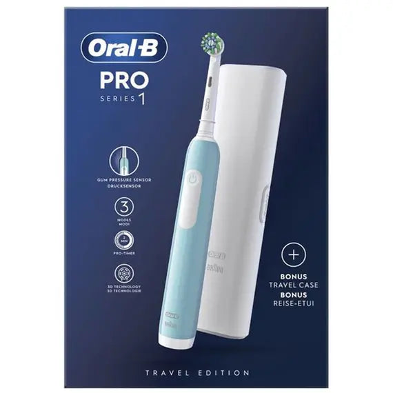 Oral-b Spazzolino Elettrico Pro 1 Blu con Custodia da Viaggio | Acquista Online su Farmaclick