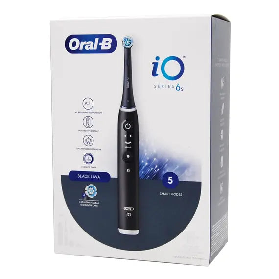 Oral-b Braun Io Series 6s Spazzolino Elettrico Black Lava | Acquista Online su Farmaclick