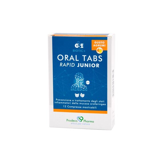 Gse Biotic+ Oral Tabs Rapid Junior Agrumi 12 Compresse Masticabili | Acquista Online su Farmaclick